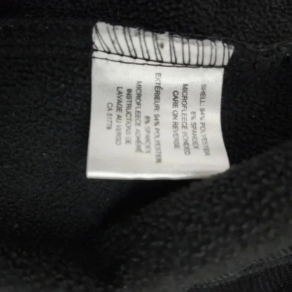 Mitsubishi Fleece Jacket Spring Coat Black Men - Picture 5 of 5